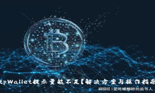 tpWallet提示量能不足？解决方案与操作指南