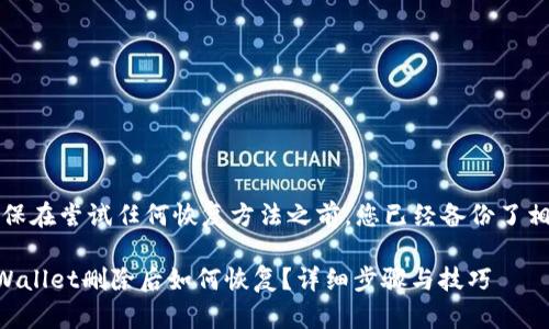 注意：请确保在尝试任何恢复方法之前，您已经备份了相关的信息。

### tpWallet删除后如何恢复？详细步骤与技巧